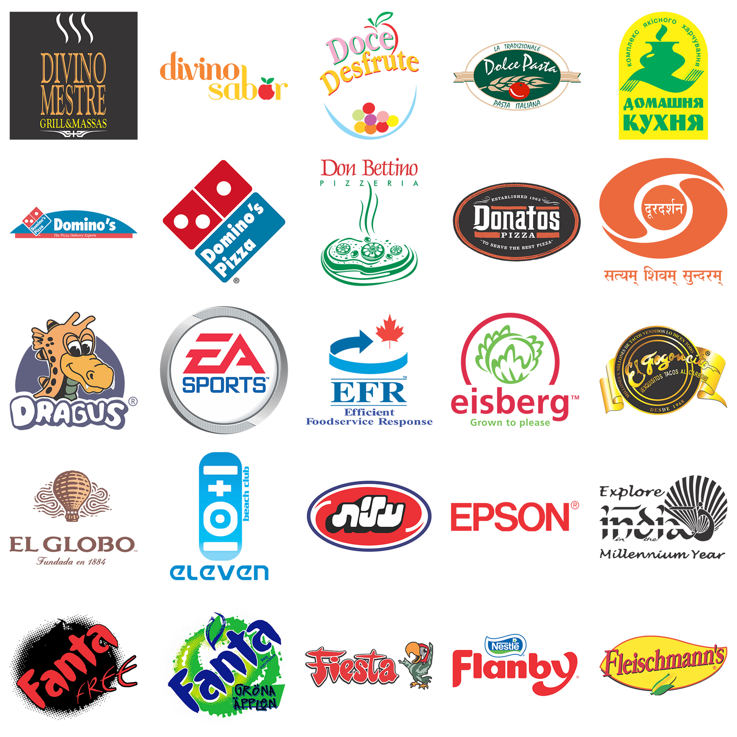 25 Designs Famous Brand Logo Bundle Vol. 8