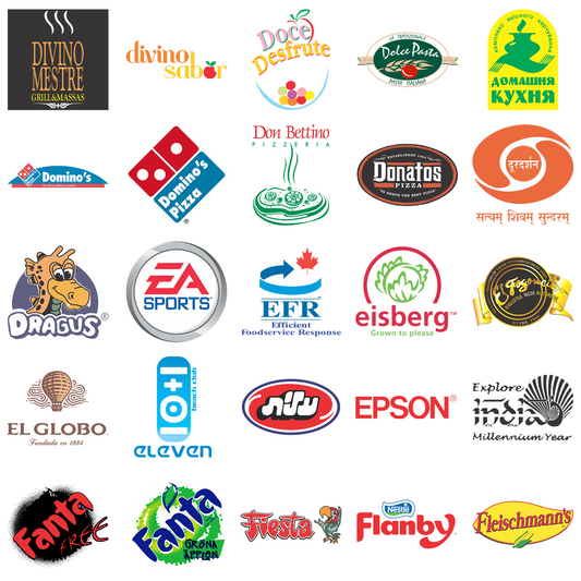 25 Designs Famous Brand Logo Bundle Vol. 8