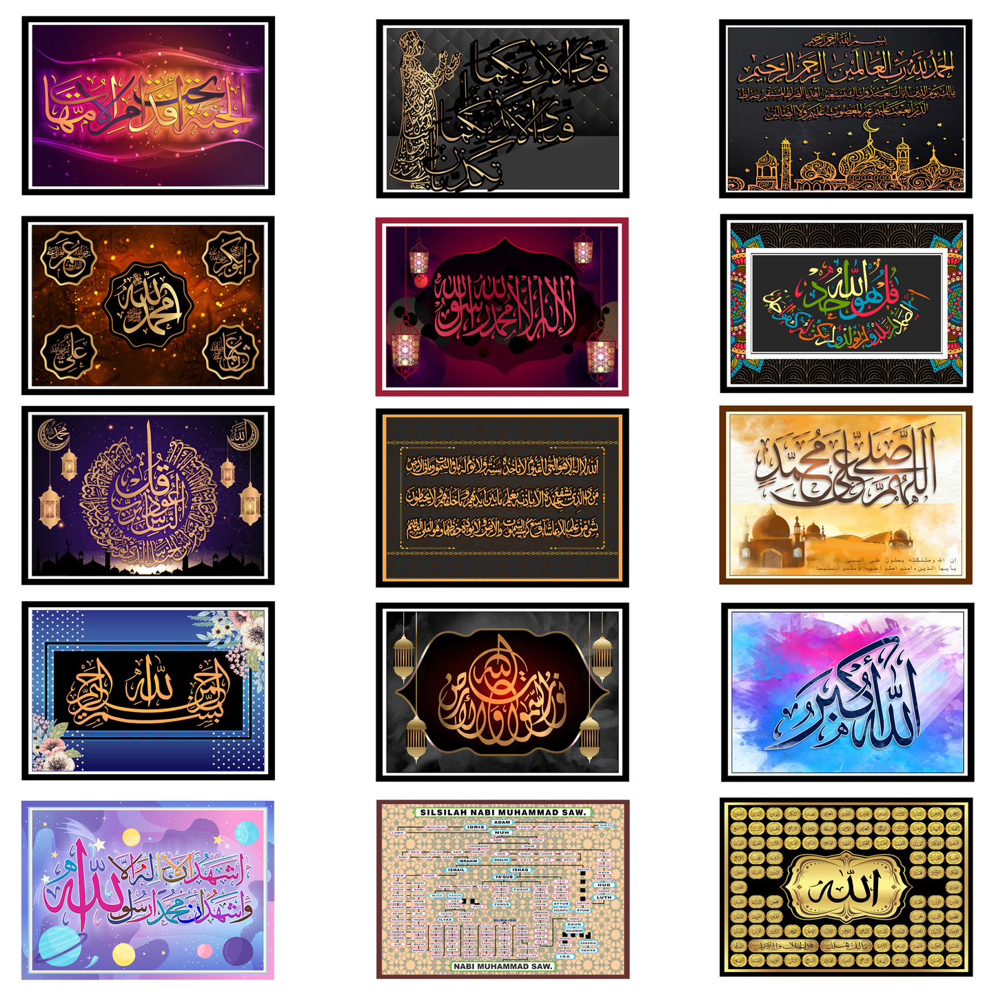 Calligraphy Poster Bundle – 20 Stunning Digital Artwork