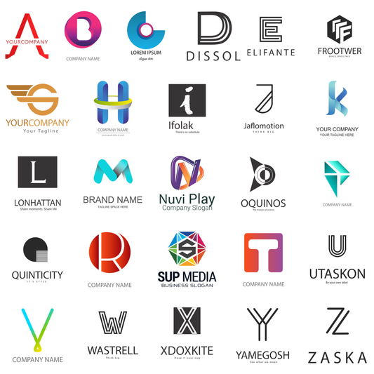 200++ A-Z Editable Business Logos Pack Series 2