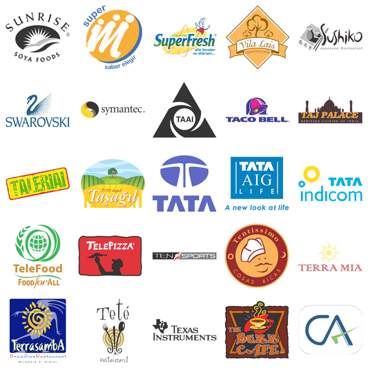 25 Designs Famous Brand Logo Bundle Vol. 19