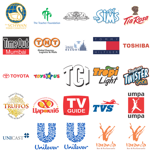 25 Designs Famous Brand Logo Bundle Vol. 20