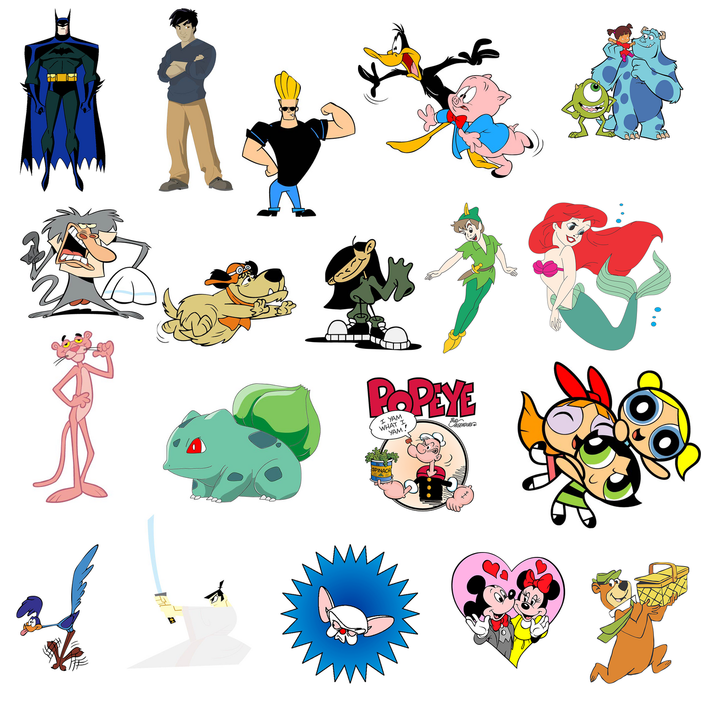 200+ Famous Cartoon Artwork β Printable Digital Collectional Vol. 2