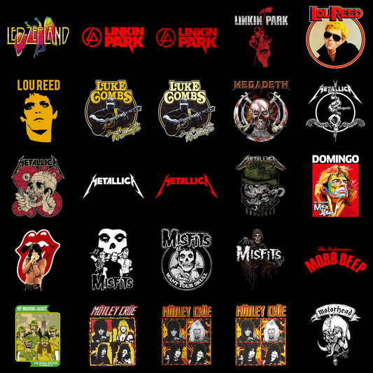 Top Rock & Hip-Hop Band Posters โ Premium 25 Digital Files