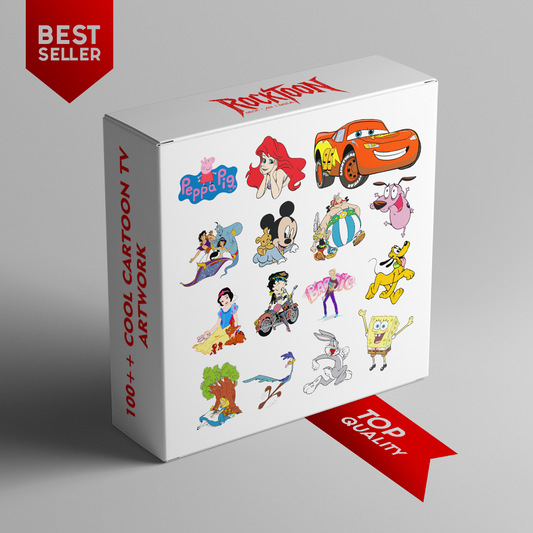 200+ Famous Cartoon Artwork – Printable Digital Collectional Vol. 4