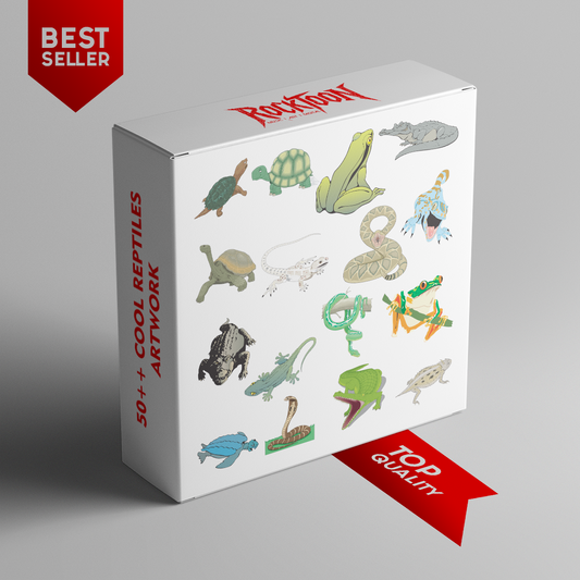 50+ Cool Reptiles Clipart Bundle