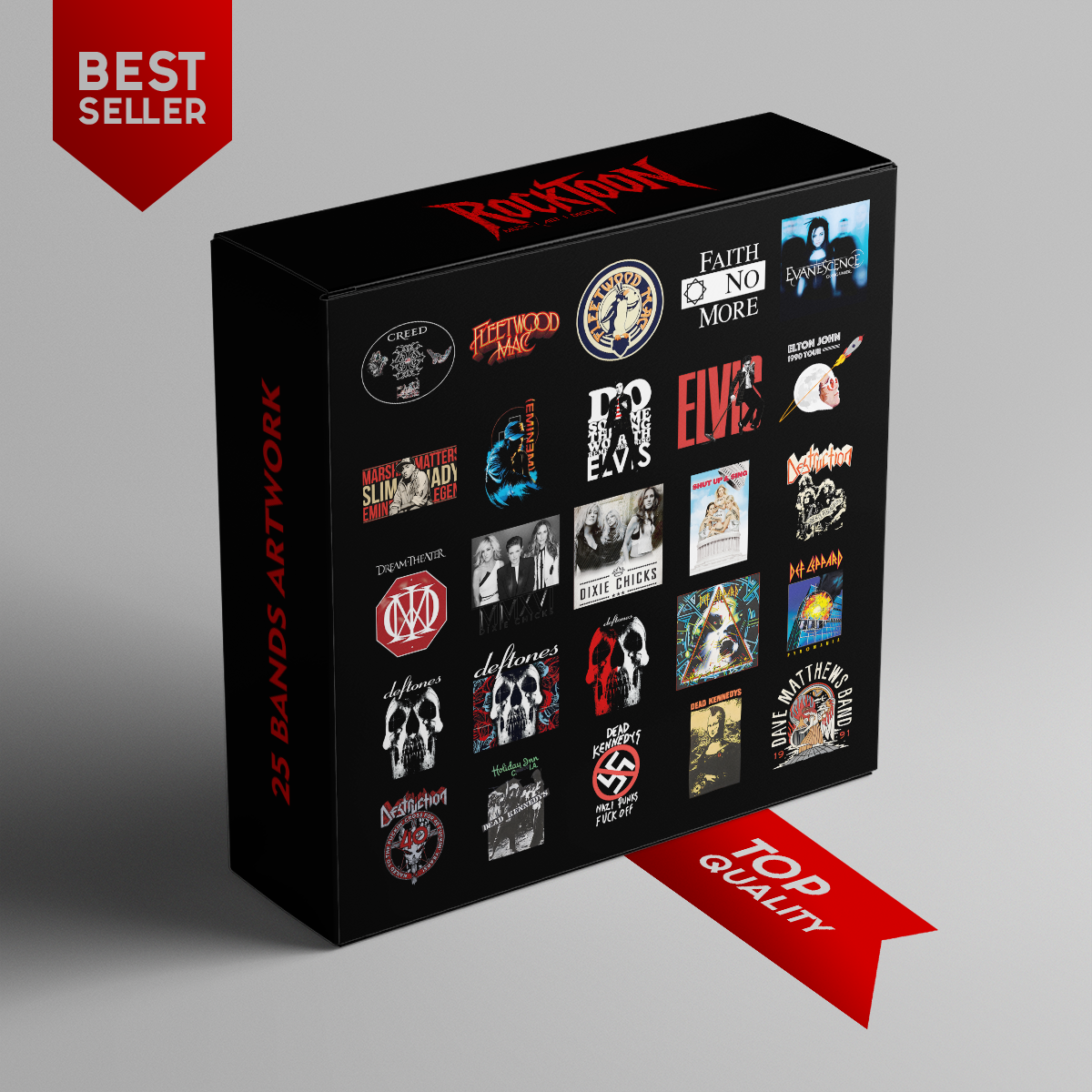 25 Alternative & Classic Band Artwork – Digital Art Collection