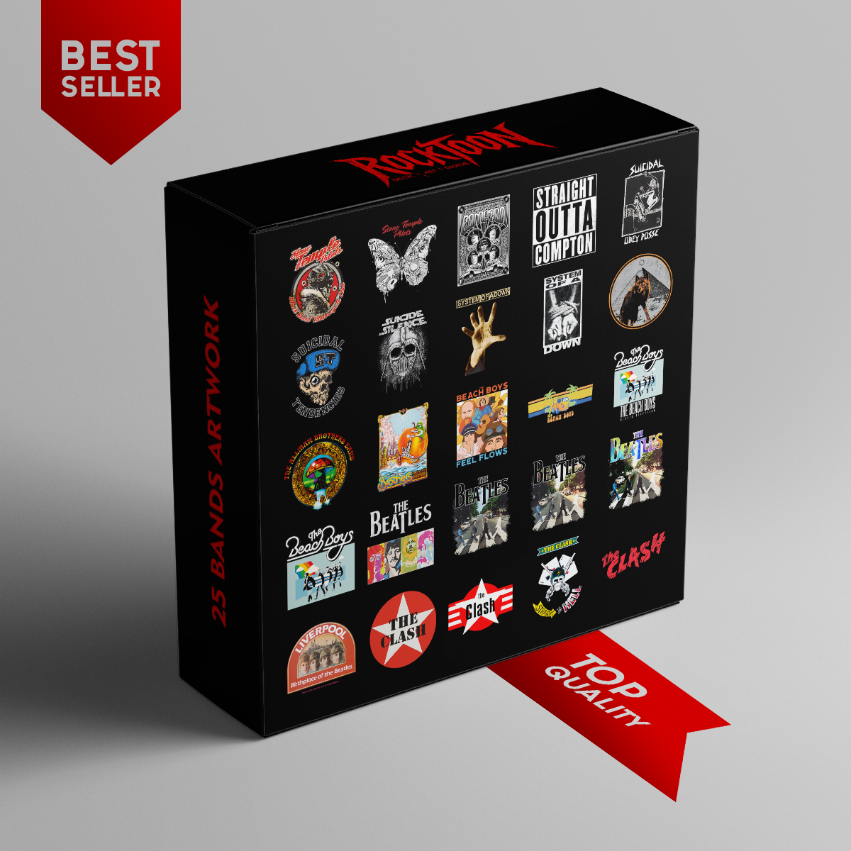 Legendary 25 Band Artwork Set – Abbey Road, Compton & More