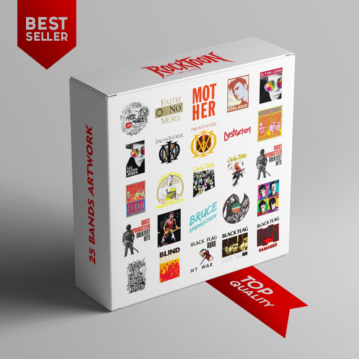 25 Punk & Rock Legends – Digital Band Bundle PNG