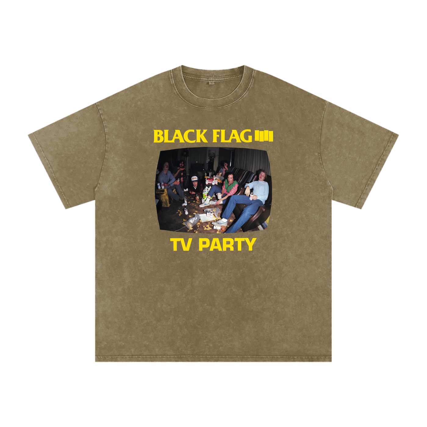 Black Flag,TV Party,punk rock,hardcore punk,vintage music,band merch,rock poster,80s punk,alternative rock,underground music