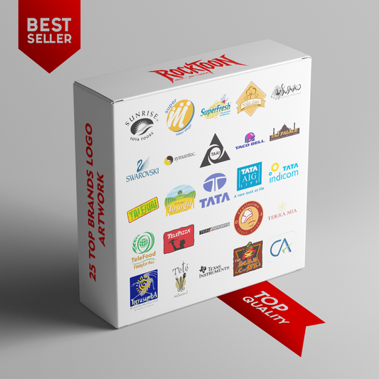25 Designs Famous Brand Logo Bundle Vol. 19