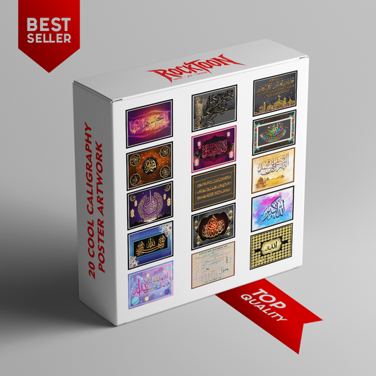 Calligraphy Poster Bundle – 20 Stunning Digital Artwork