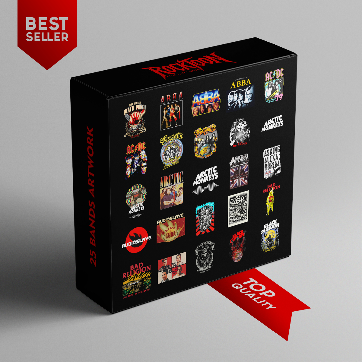 Ultimate Rock Band Digital Artwork Collection – 25 Designs