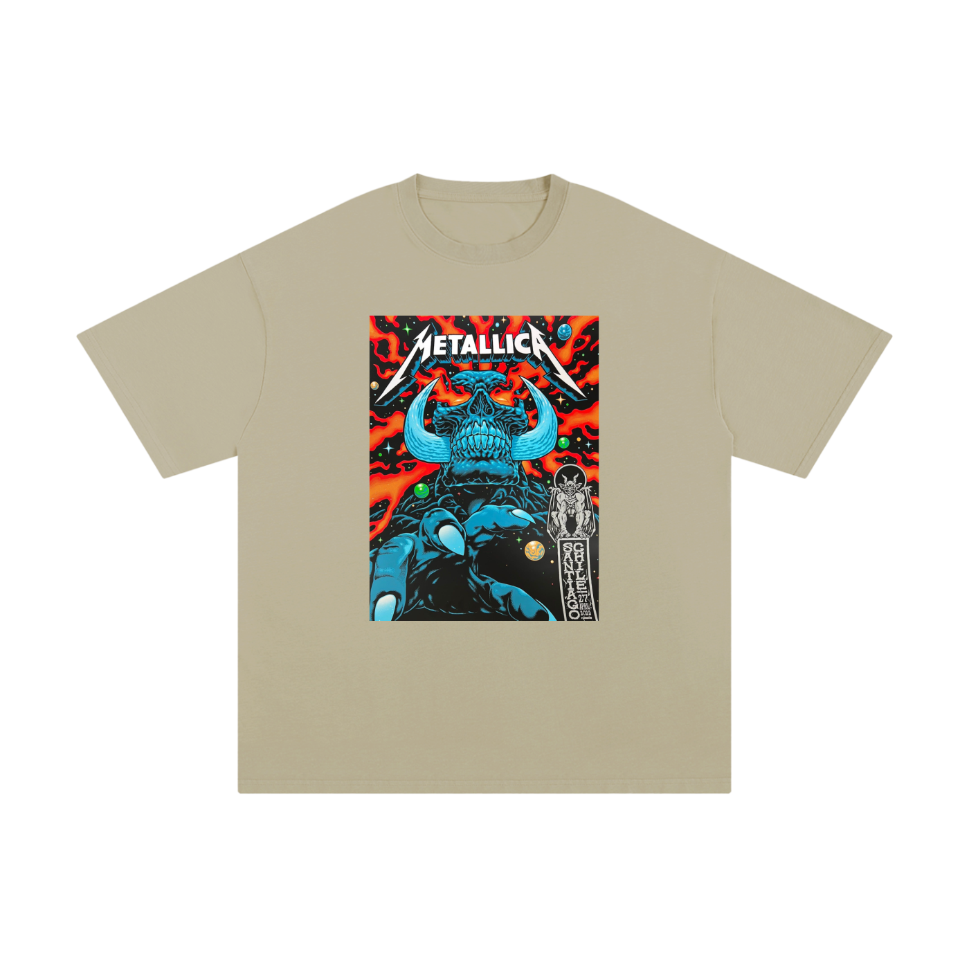 Metallica Cosmic Skull - Unisex Pure Cotton T-Shirt