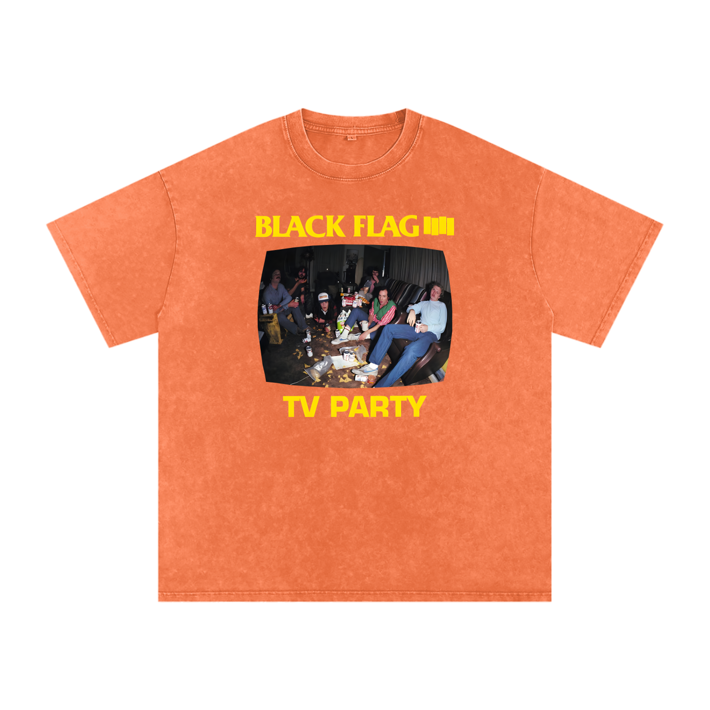 Black Flag,TV Party,punk rock,hardcore punk,vintage music,band merch,rock poster,80s punk,alternative rock,underground music