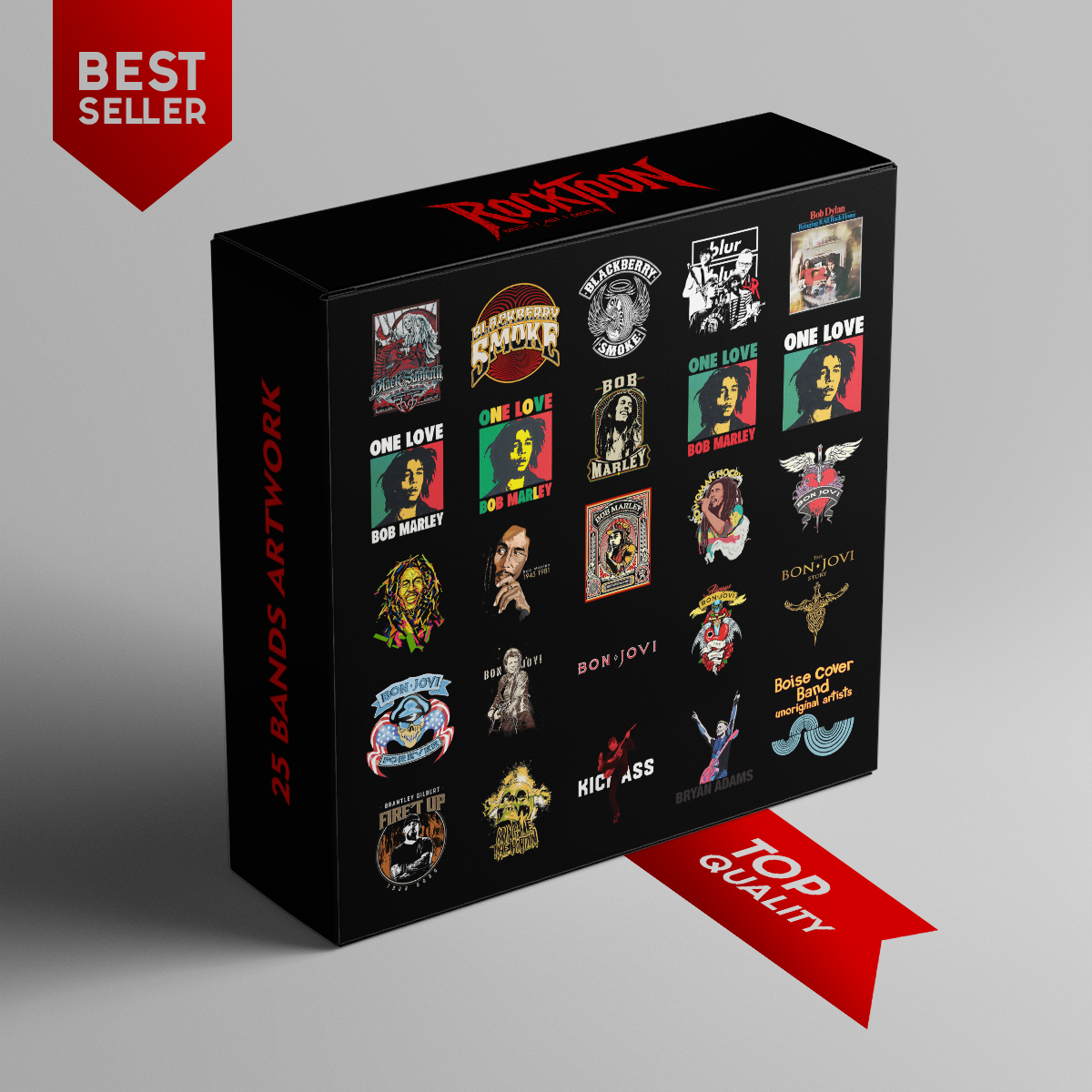 Legendary Music Artists Digital Artwork Collection – 25 Designs