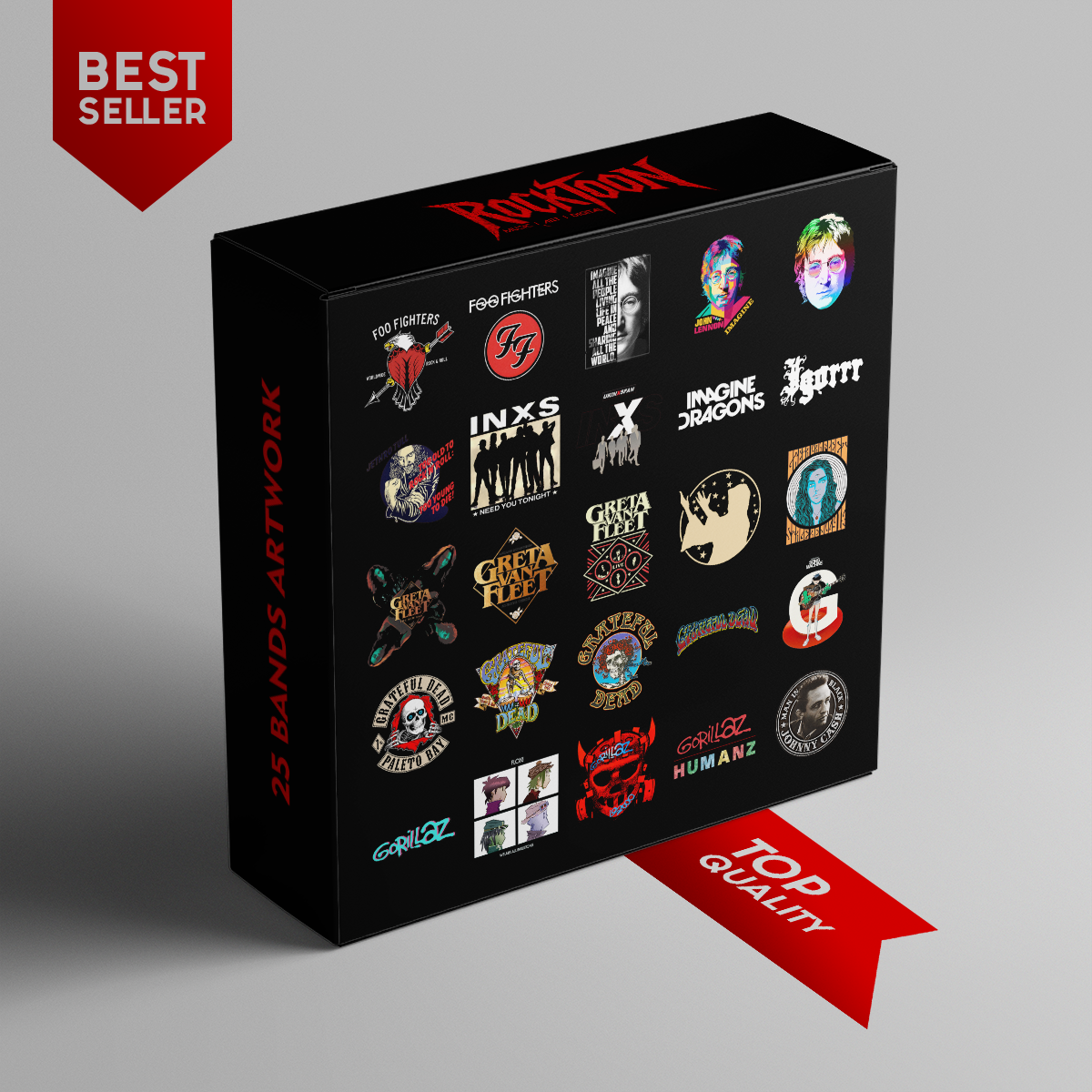 25 Trending Rock & Indie Band Posters – Digital Art Collection