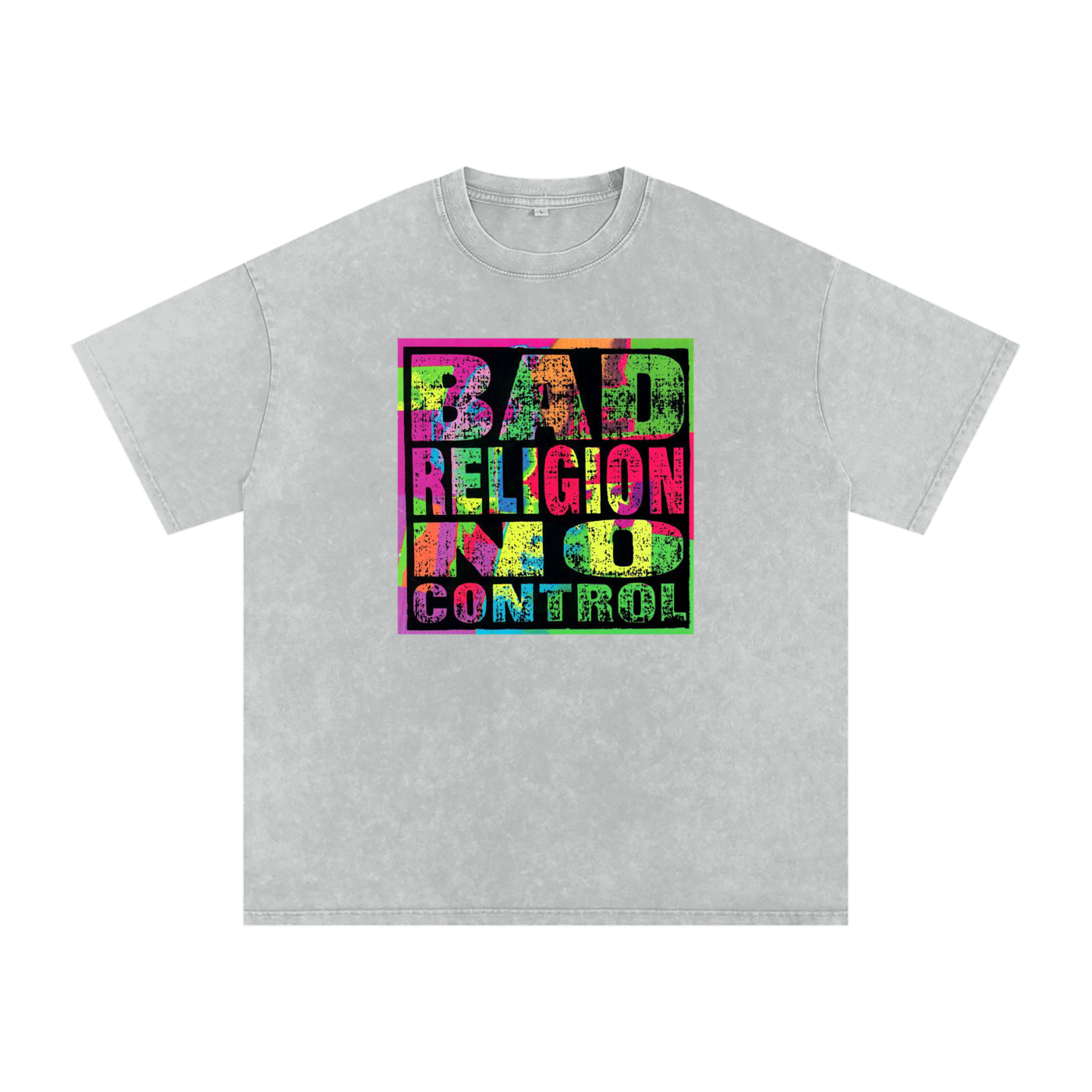 bad religion,no control,punk rock,neon colors,rock merch,band logo,grunge style,punk band shirt,alternative music,hardcore punk