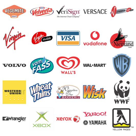 25 Designs Famous Brand Logo Bundle Vol. 21