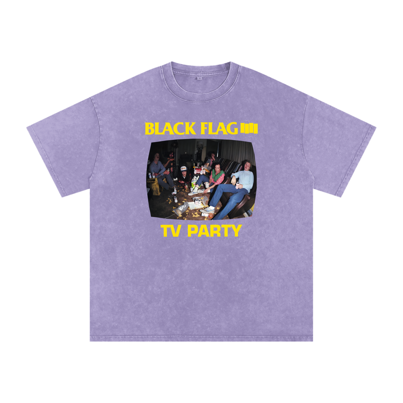 Black Flag,TV Party,punk rock,hardcore punk,vintage music,band merch,rock poster,80s punk,alternative rock,underground music