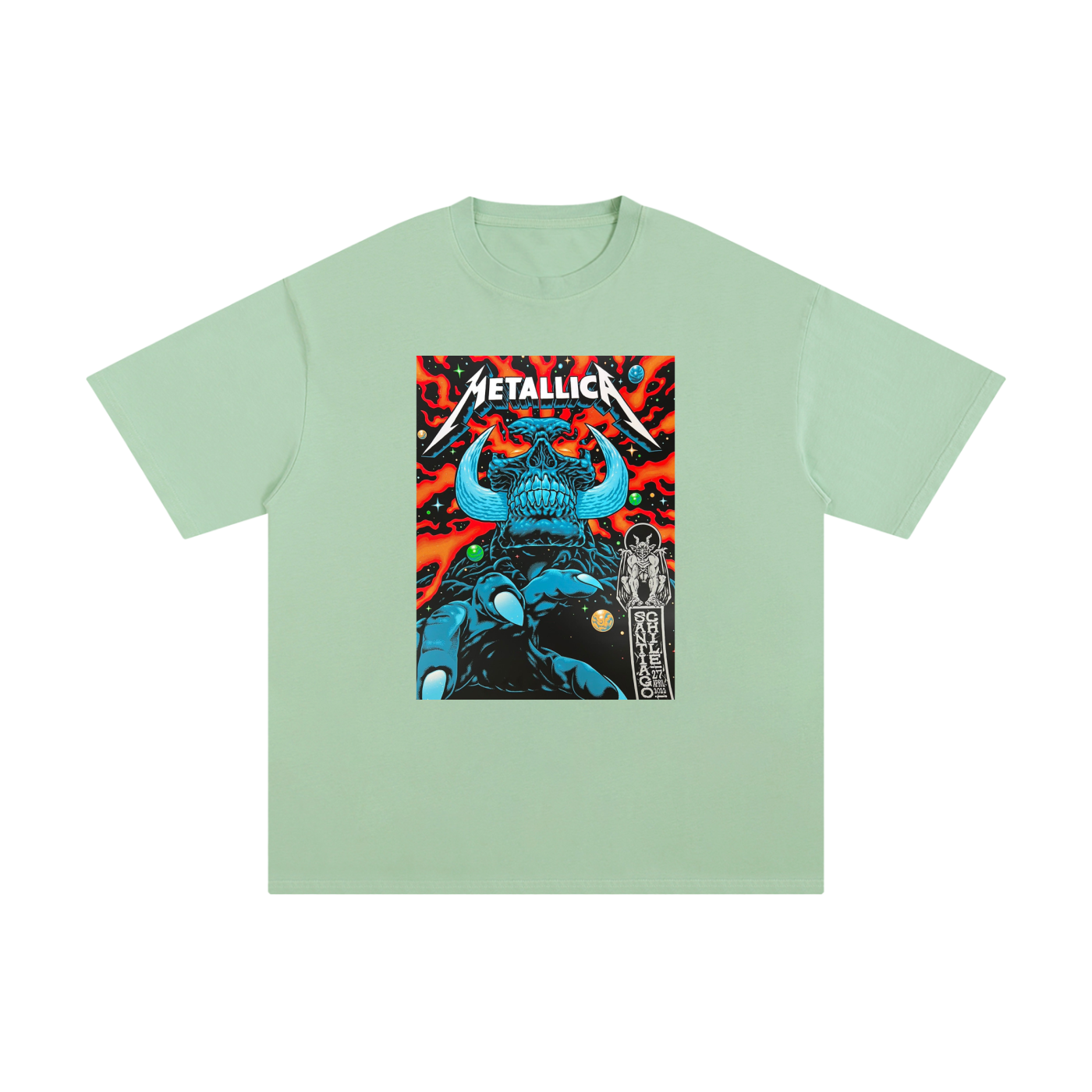 Metallica Cosmic Skull - Unisex Pure Cotton T-Shirt