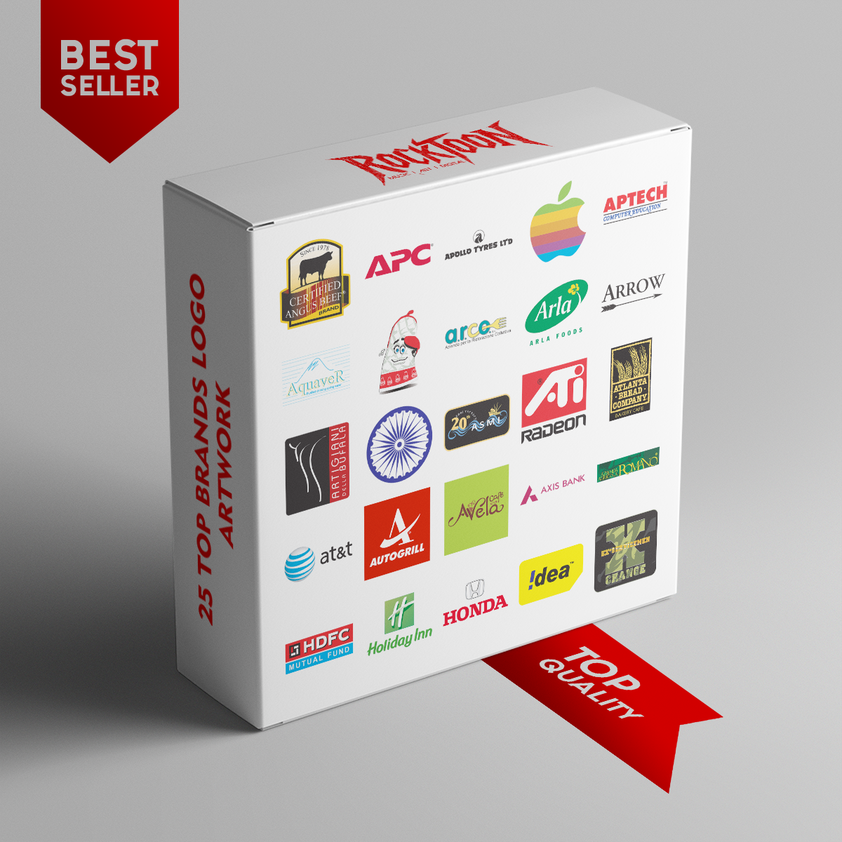 25 Designs Famous Brand Logo Bundle Vol. 2