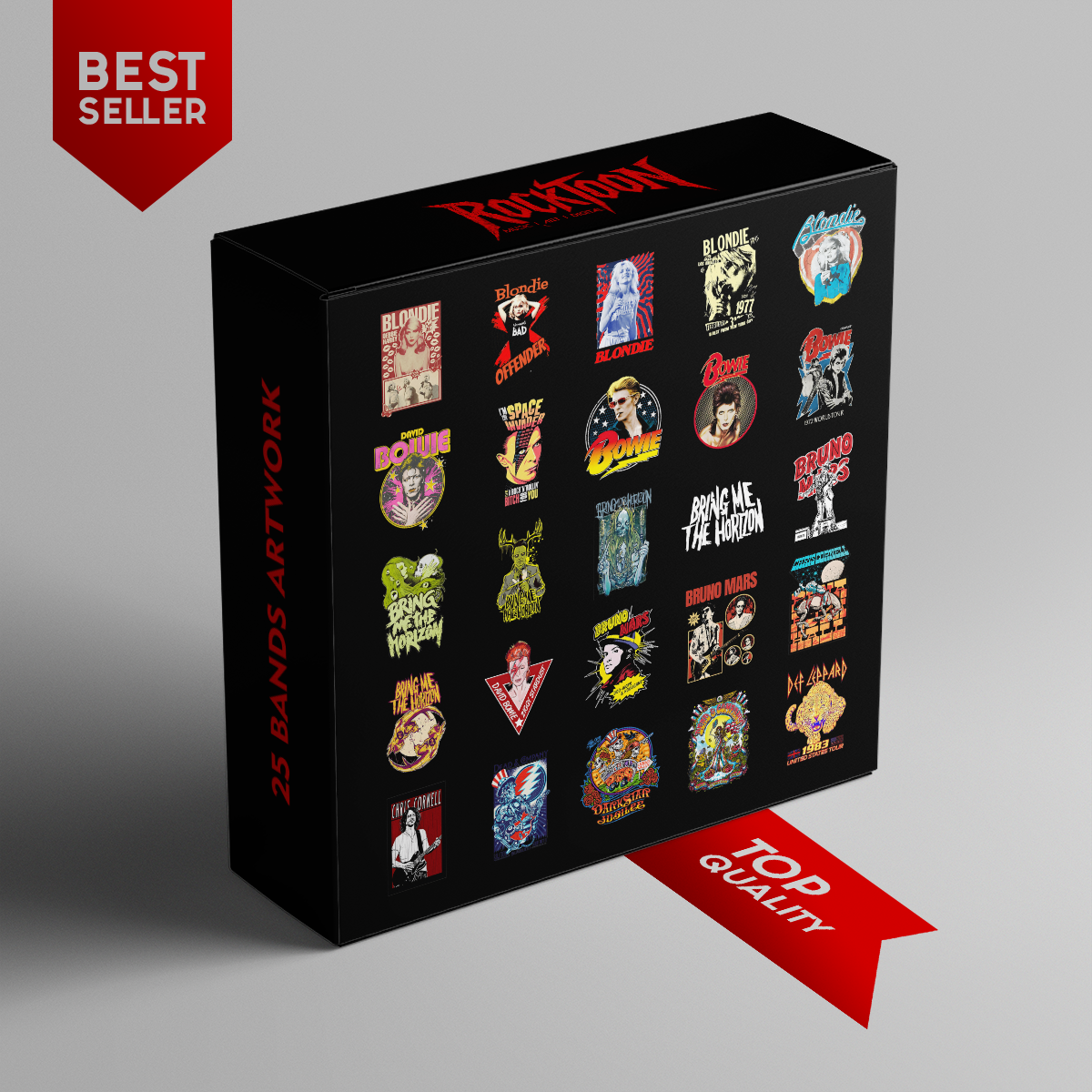 Pop Rock 25 PNG Collection - From Blondie to Bruno Mars