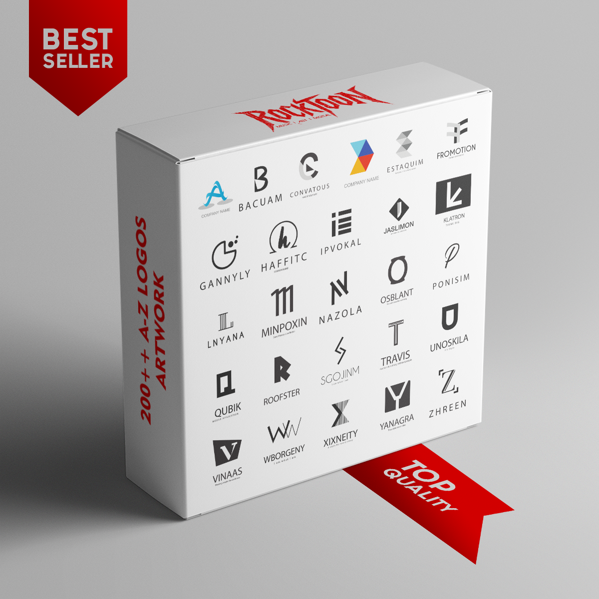 200++ A-Z Editable Business Logos Pack Series 5