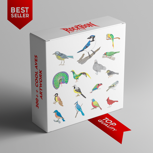 300+ Colorful Bird Clipart – Digital Aves Illustration Pack
