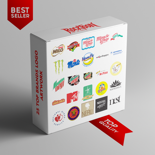 25 Designs Famous Brand Logo Bundle Vol. 13