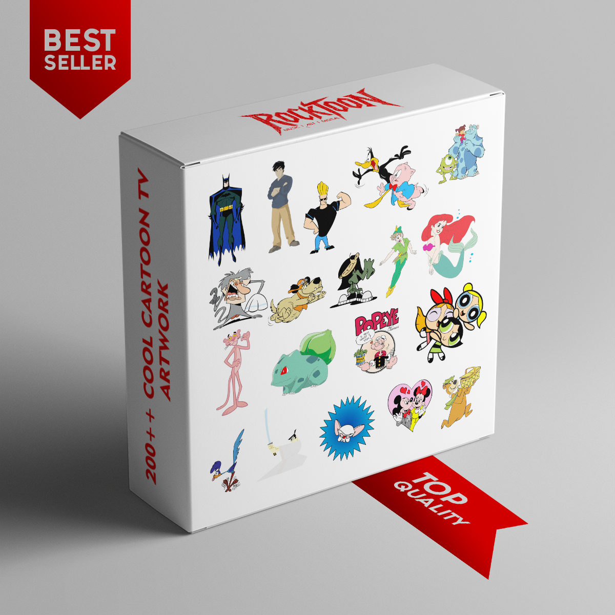 200+ Famous Cartoon Artwork – Printable Digital Collectional Vol. 2