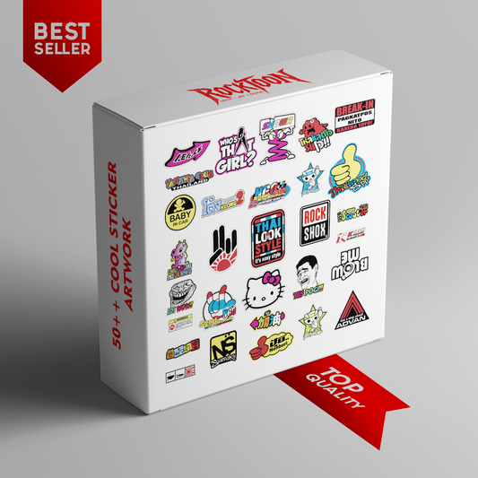 50++ Trendy Sticker Pack – Digital Street Style & Meme-Inspired Art Series 2