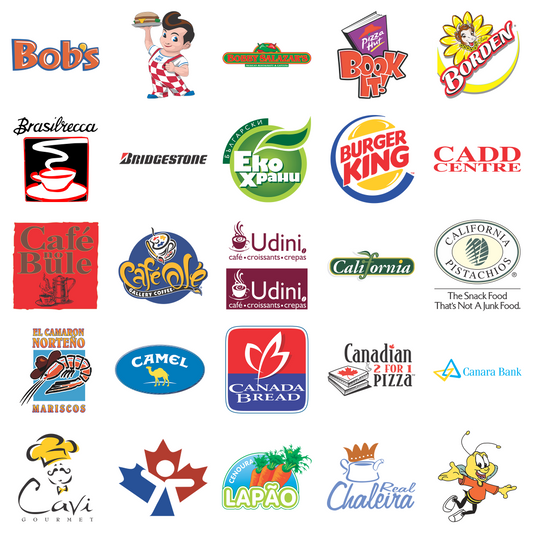 25 Designs Famous Brand Logo Bundle Vol. 4