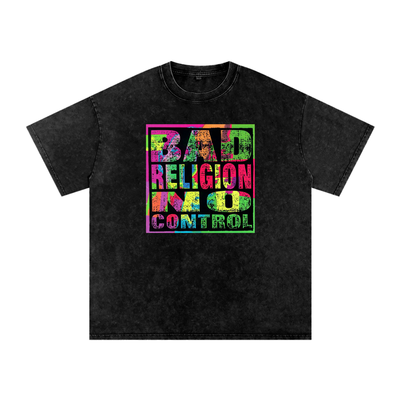 bad religion,no control,punk rock,neon colors,rock merch,band logo,grunge style,punk band shirt,alternative music,hardcore punk