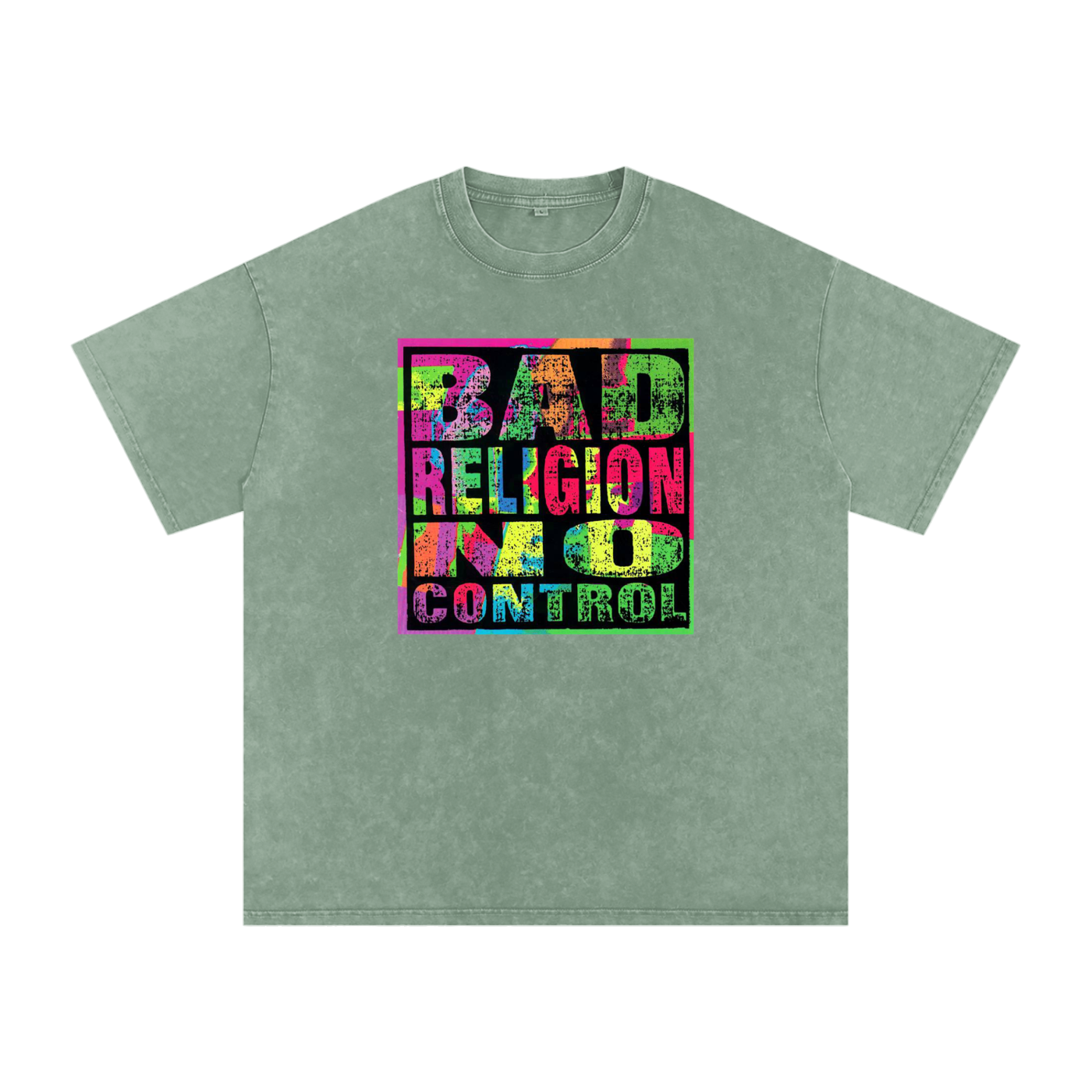 bad religion,no control,punk rock,neon colors,rock merch,band logo,grunge style,punk band shirt,alternative music,hardcore punk