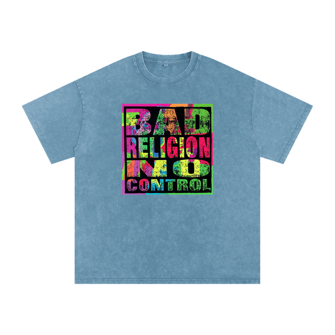 bad religion,no control,punk rock,neon colors,rock merch,band logo,grunge style,punk band shirt,alternative music,hardcore punk