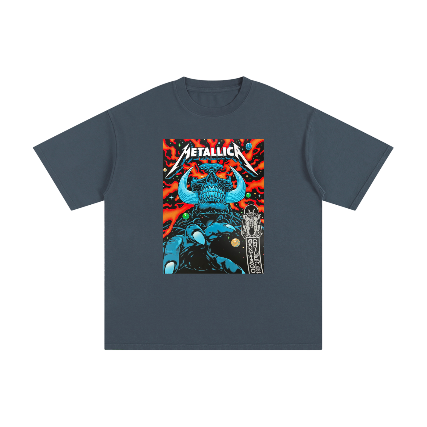 Metallica Cosmic Skull - Unisex Pure Cotton T-Shirt