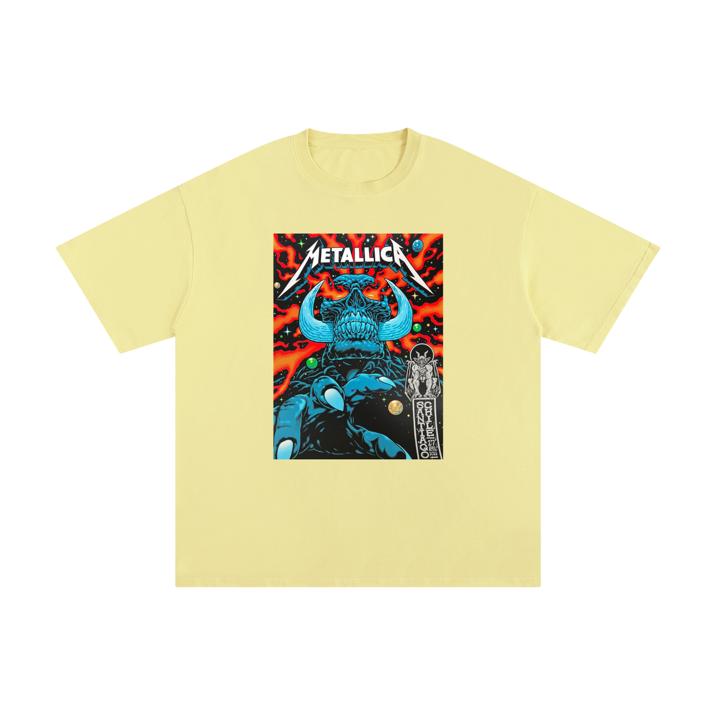 Metallica Cosmic Skull - Unisex Pure Cotton T-Shirt