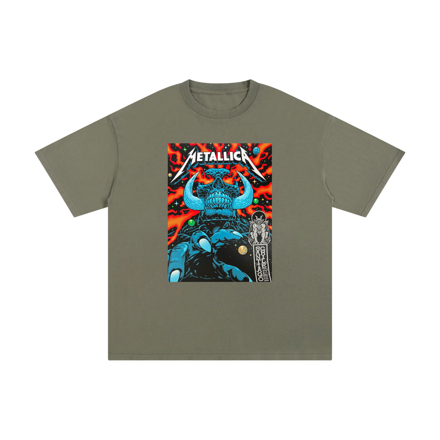 Metallica Cosmic Skull - Unisex Pure Cotton T-Shirt