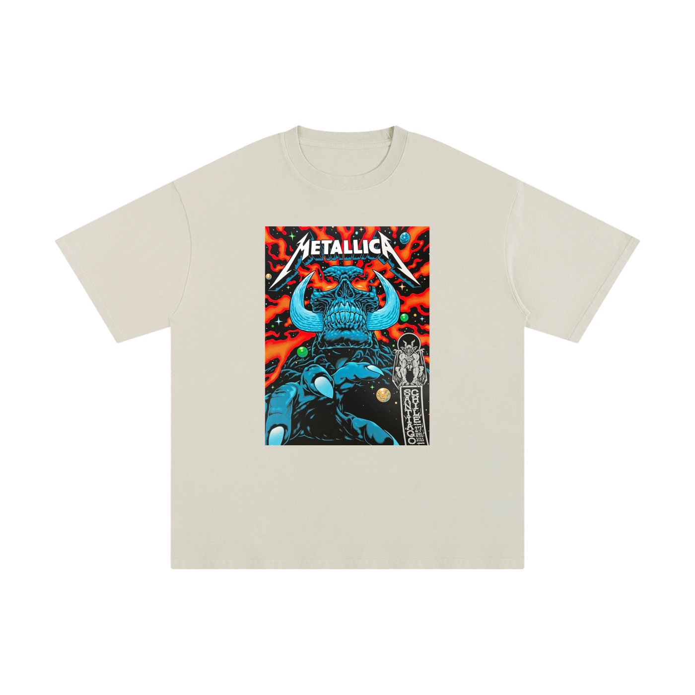 Metallica Cosmic Skull - Unisex Pure Cotton T-Shirt